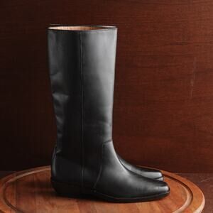 Madewell The Antoine Black Heeled Boots Size 9